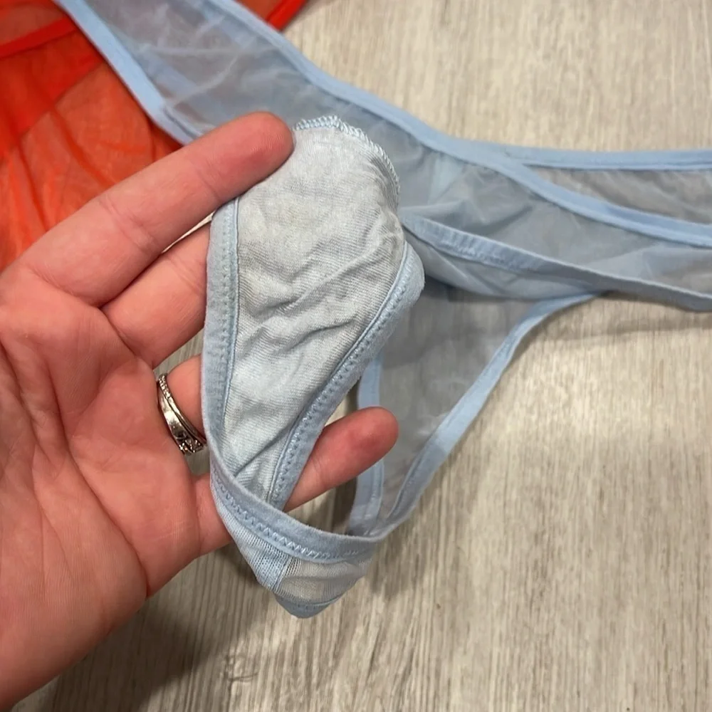 NWOT SKIMS 2PC ULTRA FINE MESH THONGs SIZE 3X